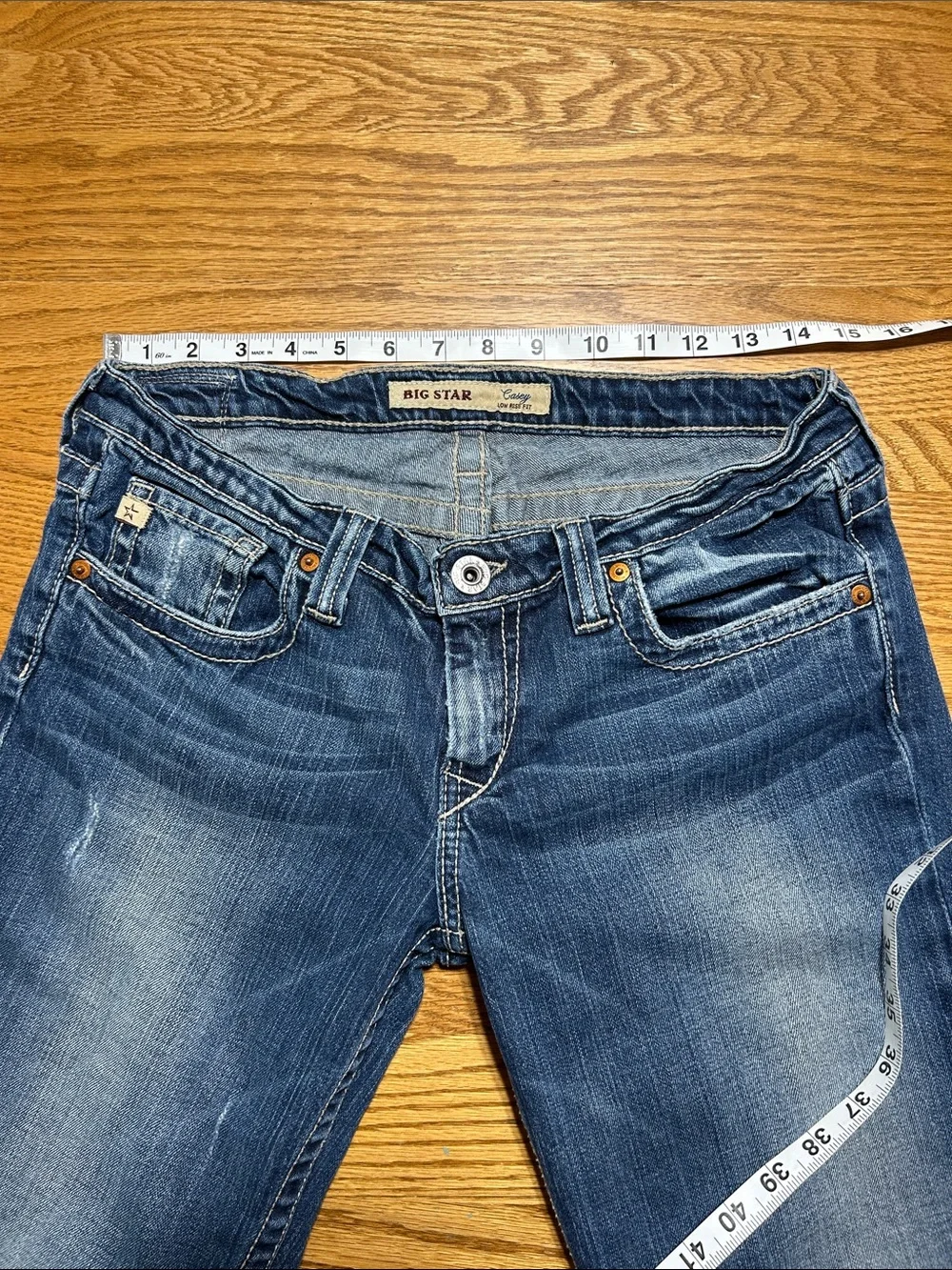 Women’s Big Star The Legendary Blue Jean Cropped Low Rise Size 31
